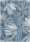 Versus Folhas Branco e Azul - Indoor/outdoor