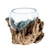 Vaso madeira natura 13X15X20