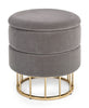 Pouf Pavlina Cinza