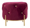 Pouf Diamond Bordo