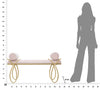 Banqueta Ribbon Rosa