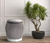 Pouf Paris Cinza