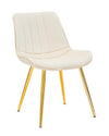 Cadeira Paris Creme/Dourado