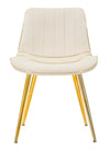Cadeira Paris Creme/Dourado