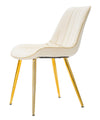 Cadeira Paris Creme/Dourado