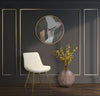 Cadeira Paris Creme/Dourado