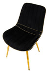 Cadeira Paris Preto/Dourado