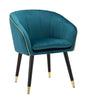 Cadeirão Paris Azul/Dourado