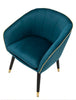 Cadeirão Paris Azul/Dourado