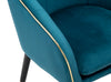 Cadeirão Paris Azul/Dourado