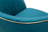 Cadeirão Paris Azul/Dourado
