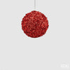 Bola Glitter Red D10