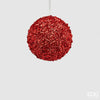 Bola Glitter Red D12