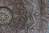QUADRO TECIDO TELA MADEIRA 90X8X90 MANDALA 2 MODELOS (vendidos em separado)