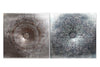 QUADRO TECIDO TELA MADEIRA 90X8X90 MANDALA 2 MODELOS (vendidos em separado)