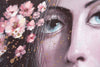Quadro Mulher Flores 120X3X80