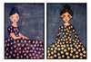 Quadro Rapariga Vestido