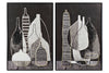 Quadro Jarros Preto