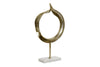 Figura 34X10X55 alumínio dourado