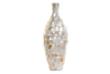 JARRO BAMBU MADRE PÉROLA 22X22X60 NACARADO CREME