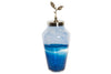 Jarro Cristal Azul H52