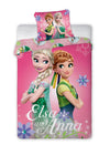 Capa de edredão Frozen Rosa