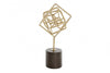 Decoração Metal 19X19X38 Cubo