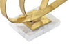 figura metal mármore 21.5X8X24