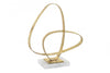 figura metal mármore 21.5X8X24