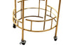 Mesa auxiliar metal vidro 46X40X76